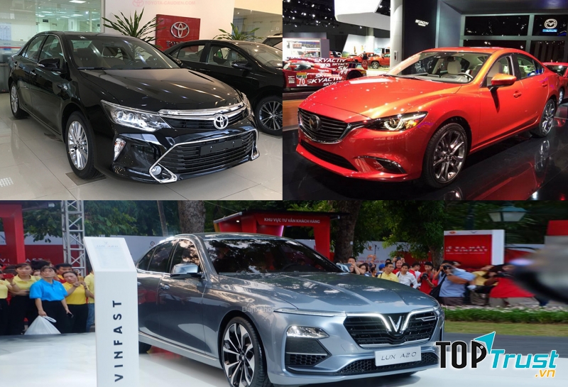 Mẫu xe ô tô hạng D đang được người Việt ưa chuộng nhất hiện nay