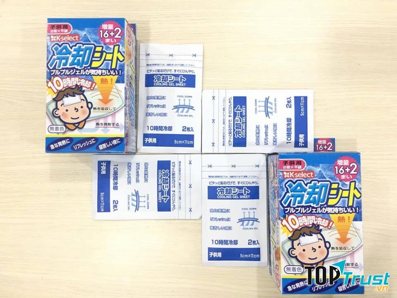 Miếng dán hạ sốt tốt nhất hiện nay