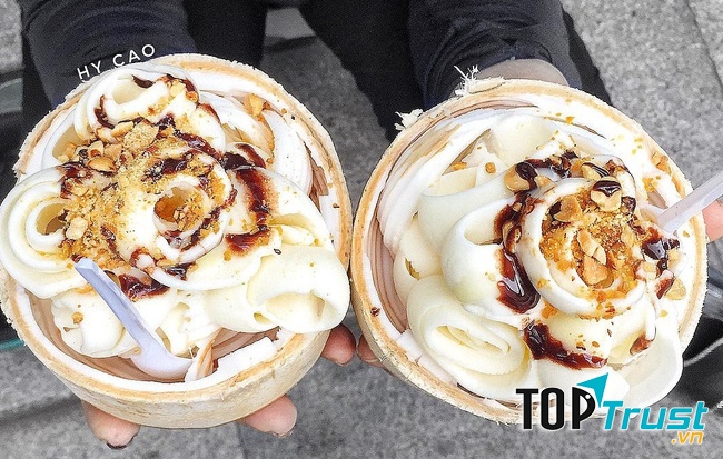 Món ăn vặt từ dừa được yêu thích nhất  ở Hà Nội