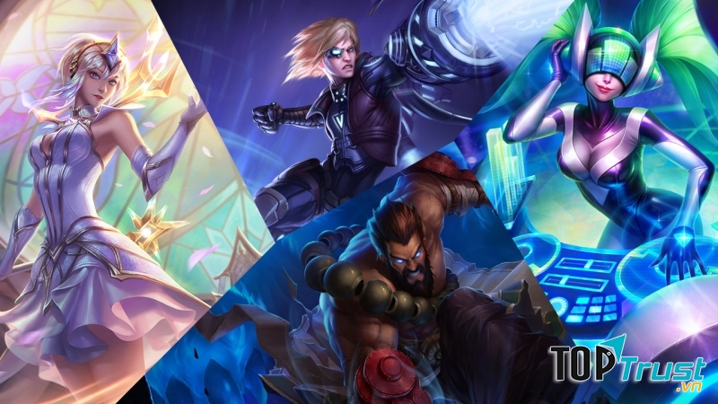 Nhóm trang phục đẹp nhất game Liên Minh Huyền Thoại 2018