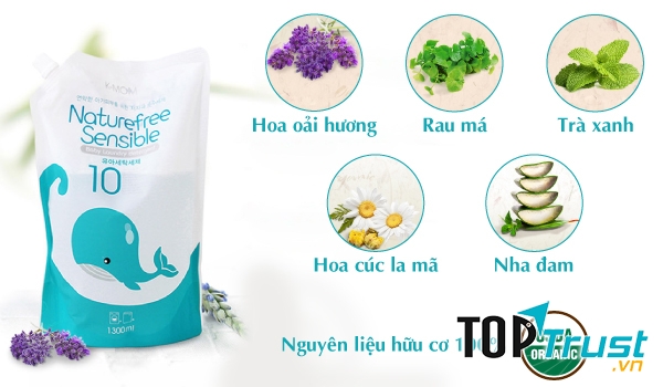 Nước giặt hữu cơ tốt nhất cho bé hiện nay