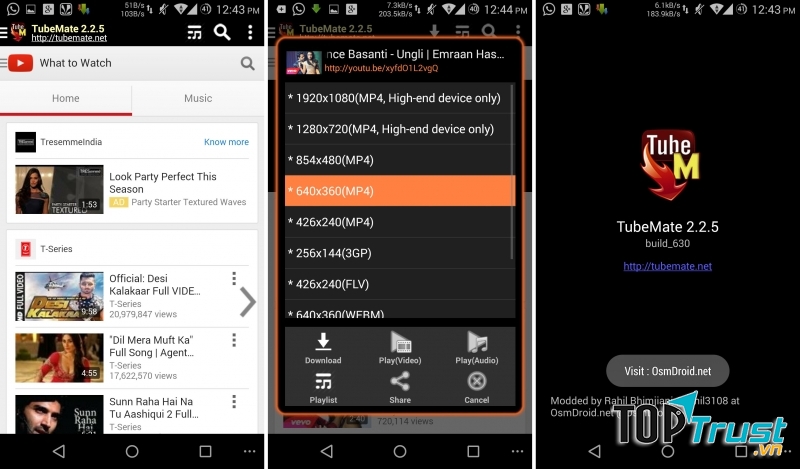 Phần mềm download video cho Android tốt nhất