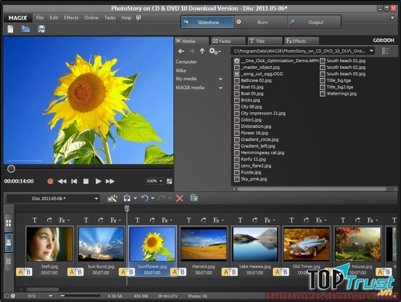 Phần mềm làm video từ ảnh tốt nhất