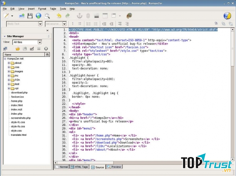 Phần mềm thiết kế website tốt nhất hiện nay