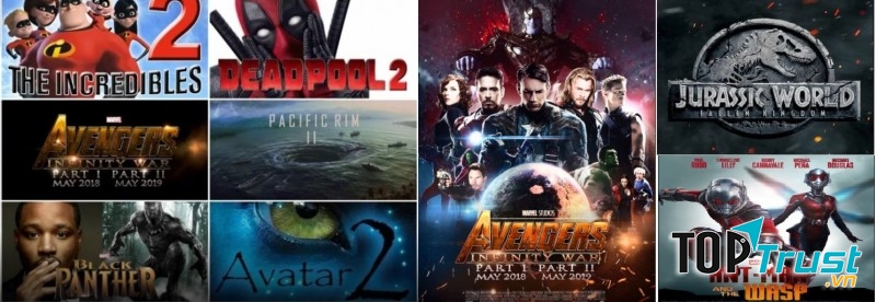 Phim điện ảnh có doanh thu cao nhất trong năm 2018