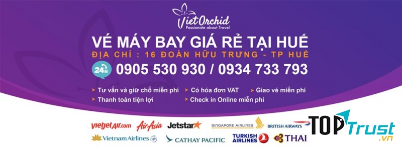 Phòng vé máy bay uy tín nhất Huế