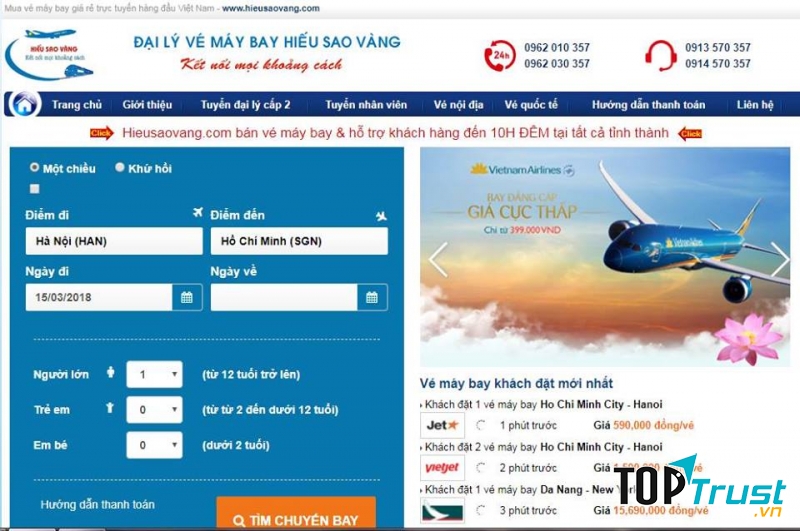 Phòng vé máy bay uy tín nhất Thanh Hóa