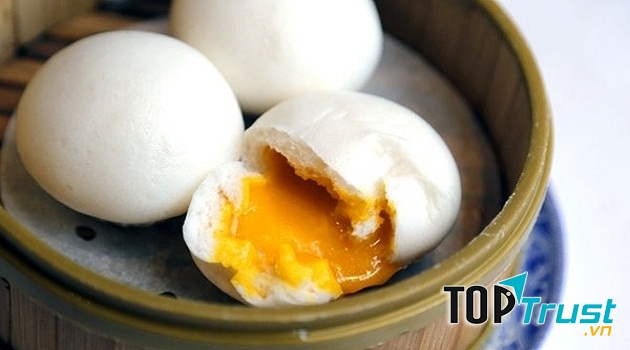 Quán bán bánh bao kim sa ngon nhất Hà Nội