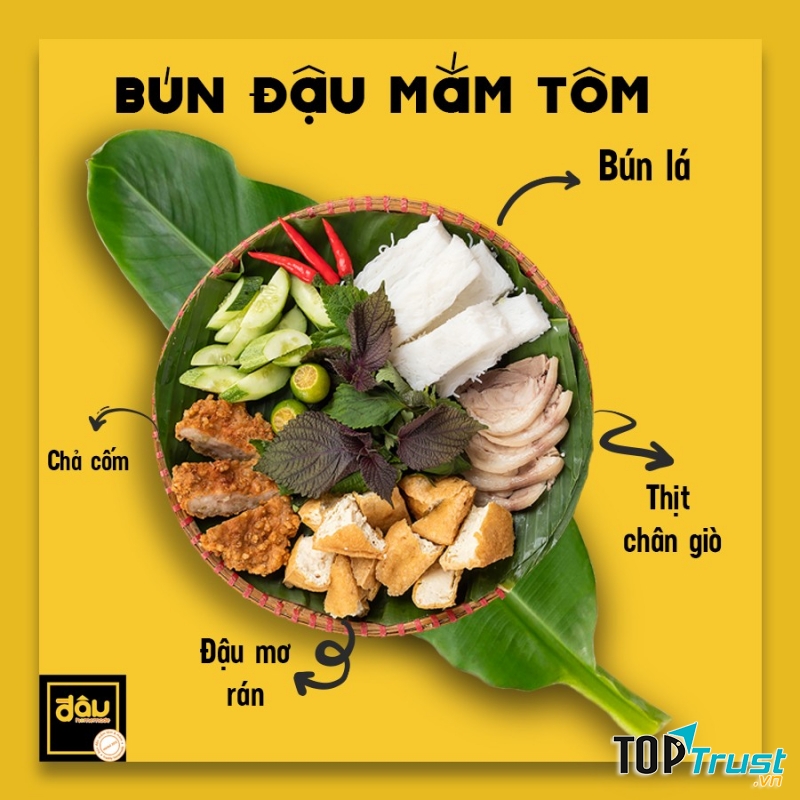 Quán bún đậu mắm tôm ngon ở quận 4, TP. HCM