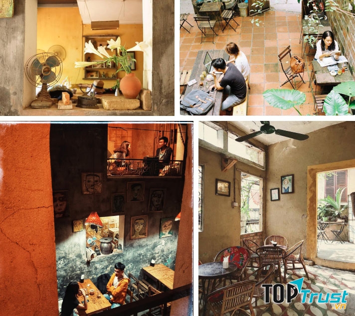 Quán cà phê bao cấp đẹp nhất quận Đống Đa, Hà Nội