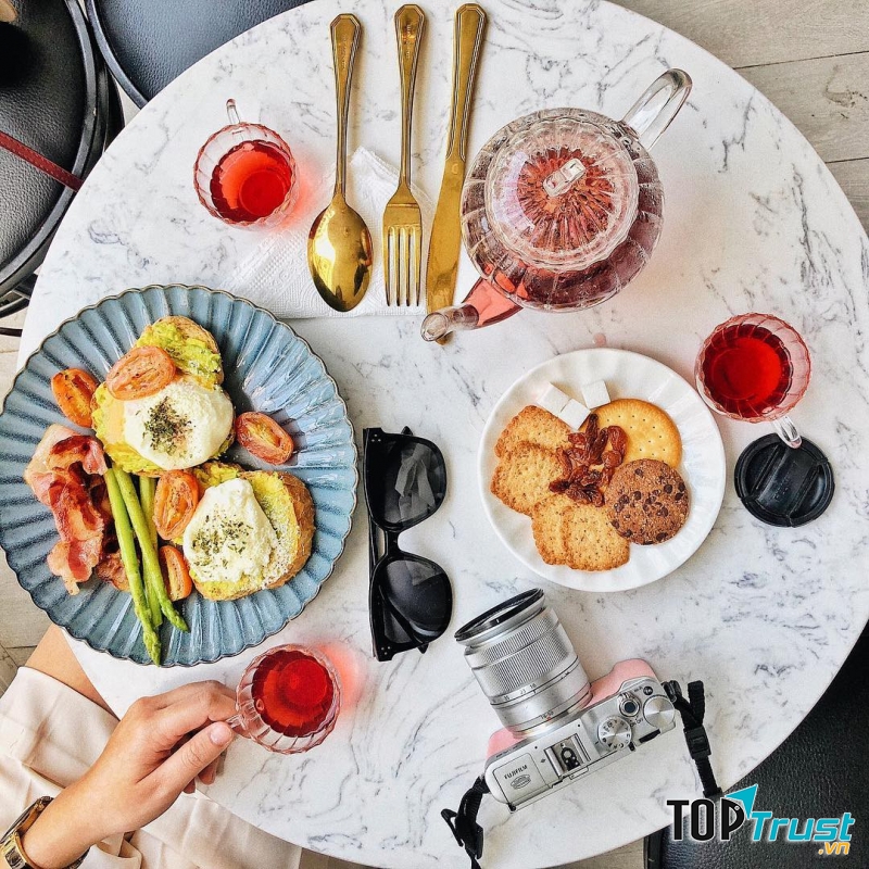 Quán cà phê có menu 'brunch' sang chảnh tại Sài Gòn