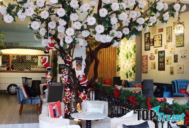 Quán cà phê đẹp nhất vào dịp Giáng sinh tại Cần Thơ