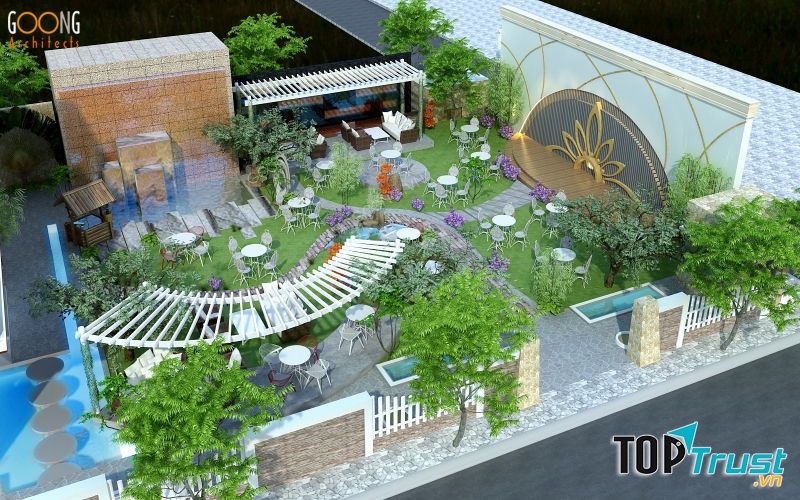 Quán cà phê sân vườn đẹp nhất Nghệ An