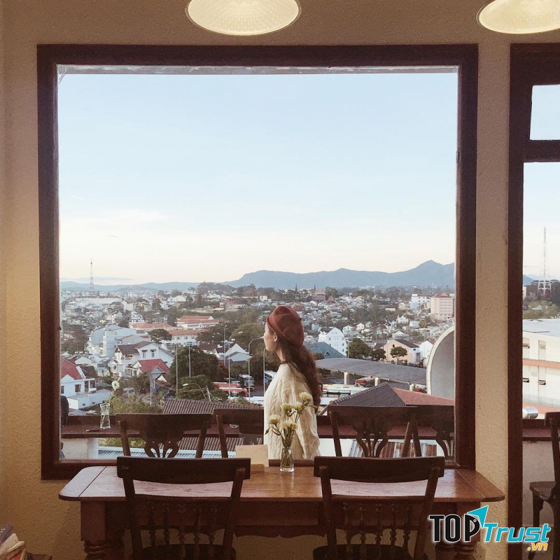 Quán cafe không gian châu Âu tại Đà Lạt