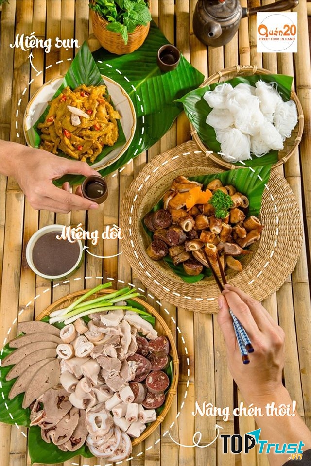 Quán lòng, dồi ngon nhất thành phố Hà Nội