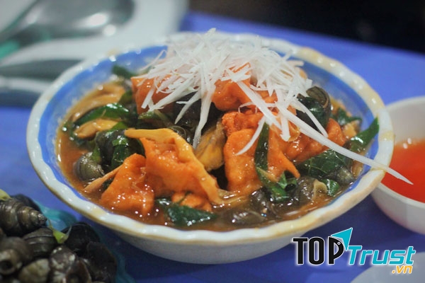 Quán ốc xào cay chuối đậu Thái Nguyên ngon nhất