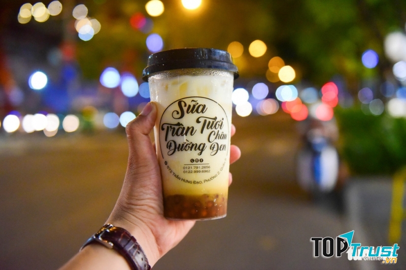 Quán sữa tươi trân châu đường đen ngon nhất tại TP.HCM