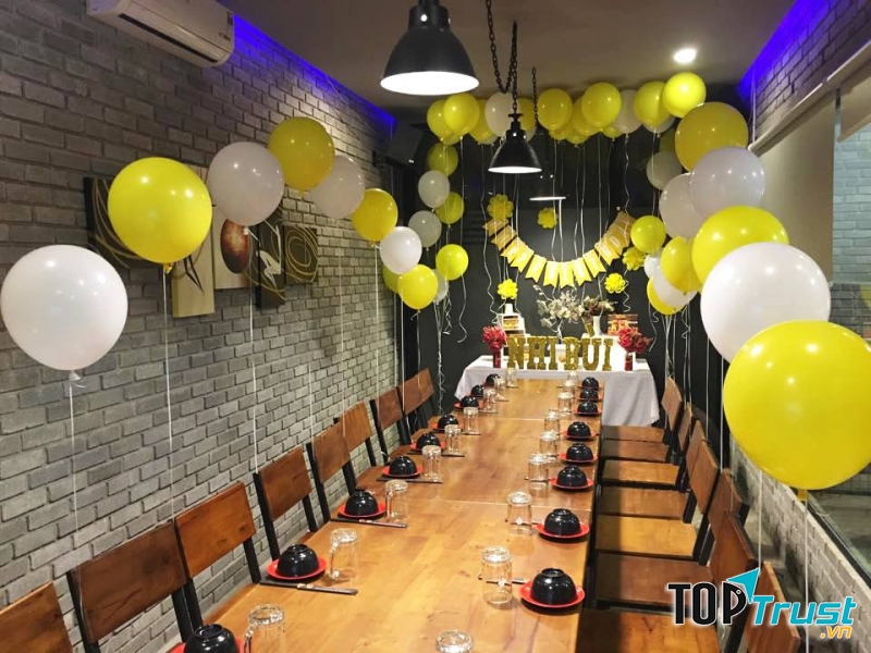 Quán tổ chức sinh nhật tại Vinh tuyệt vời nhất