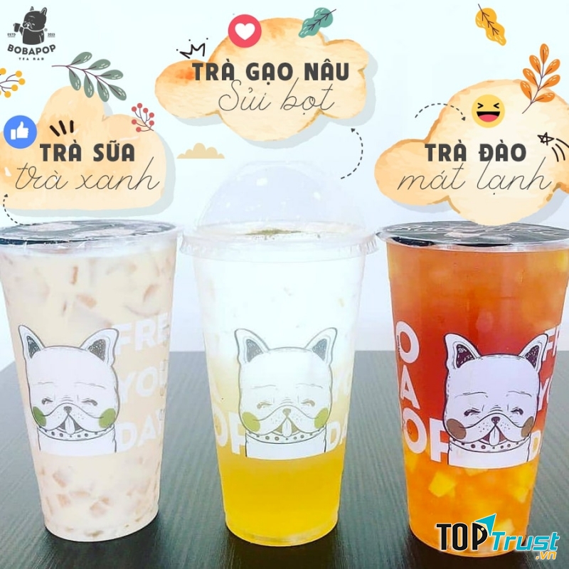 Quán trà sữa ngon nhất Bến Lức, Long An