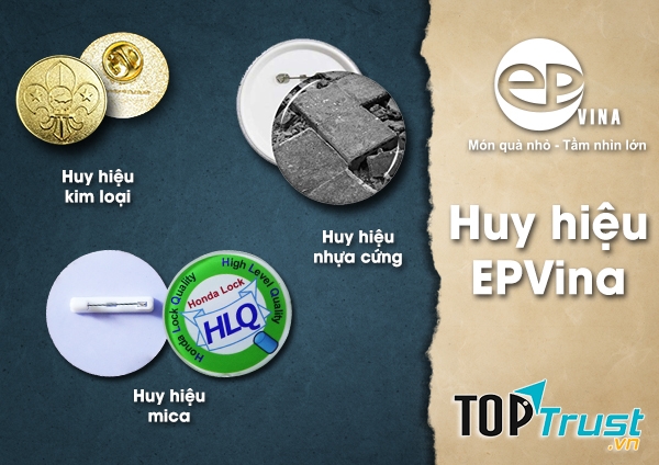 Sản phẩm huy hiệu làm quà tặng độc đáo nhất hiện nay