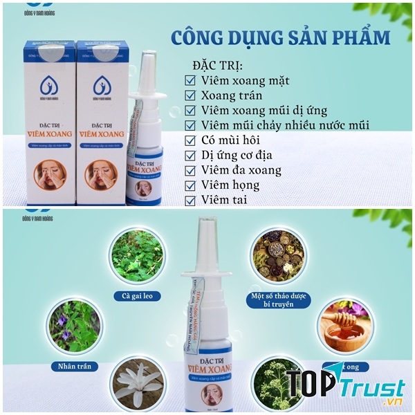 Sản phẩm thuốc trị viêm xoang dứt điểm hiệu quả nhất