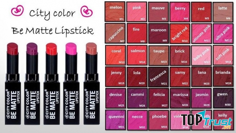 Sản phẩm tốt nhất đến từ thương hiệu City Color