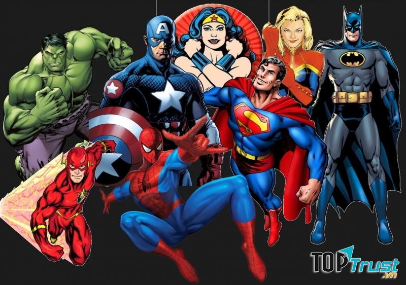 Siêu anh hùng nổi tiếng nhất mọi thời đại