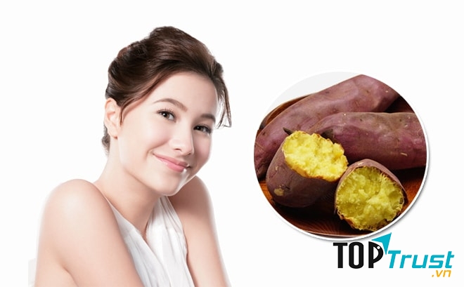 Tác dụng làm đẹp từ khoai lang