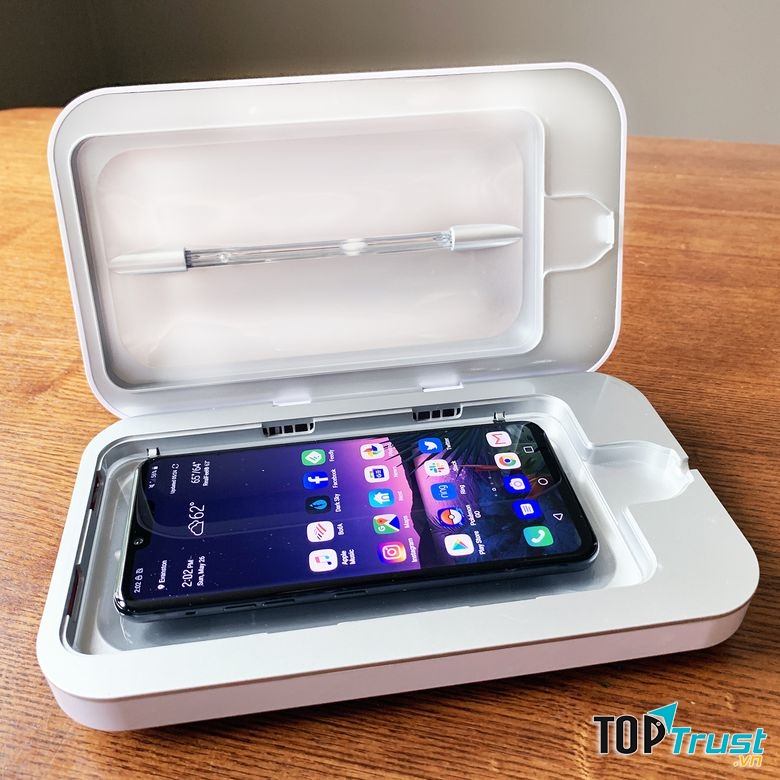 Thiết bị khử trùng smartphone chất lượng nhất trên thị trường hiện nay.