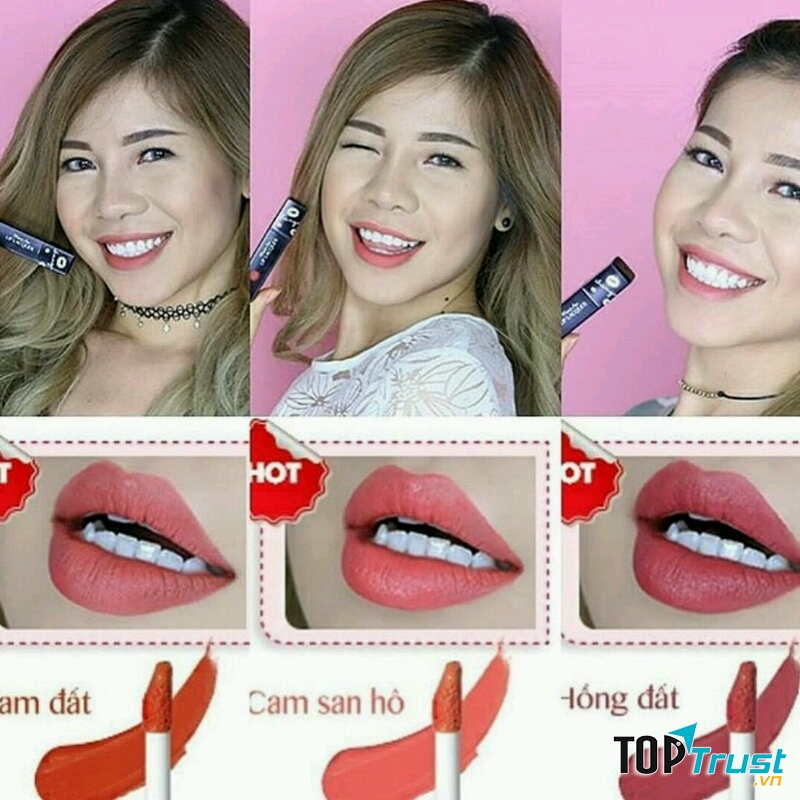 Thỏi son Hàn Changmakeup đã swatch vẫn được các bạn gái tin dùng