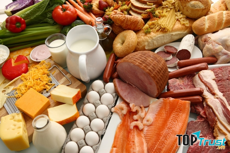 Thực phẩm có hàm lượng protein cao nhất