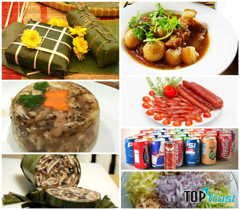 Thực phẩm ngày Tết khiến bạn tăng cân chóng mặt