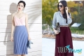 Cách mix đồ với chân váy xếp ly đẹp nhất