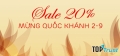 Chương trình khuyến mãi, giảm giá, sale hấp dẫn nhất 2/9