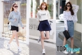 Kiểu mix đồ giày thể thao với váy hợp mốt nhất cho phái đẹp