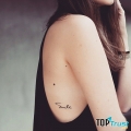 Mẫu tattoo cực chất cho tuổi thanh xuân.
