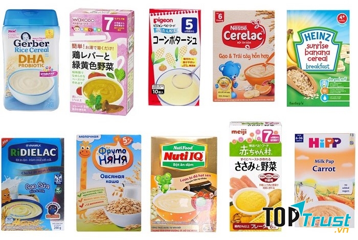 Thương hiệu bột ăn dặm Nhật Bản được yêu thích nhất trên thị trường hiện nay.