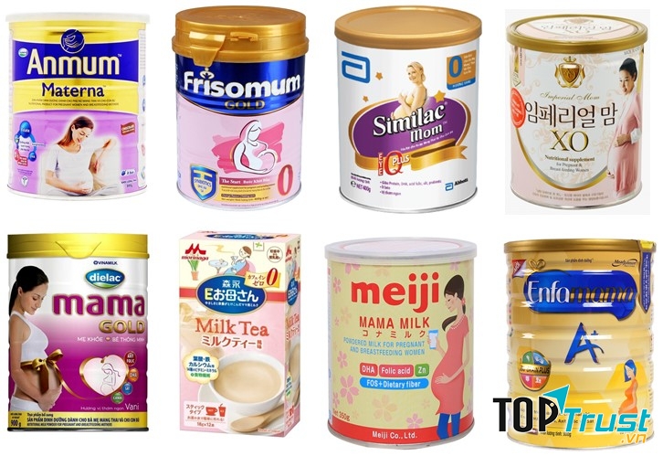Thương hiệu sữa tốt nhất, ngon nhất và kinh tế nhất cho mẹ bầu