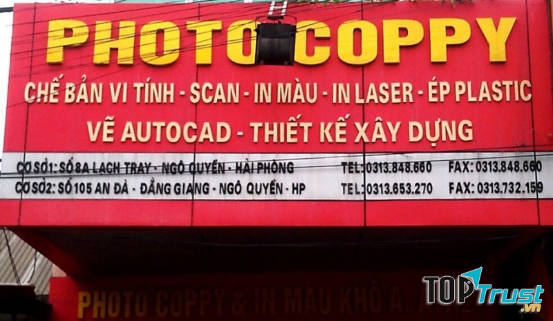 Tiệm photocopy uy tín nhất tại Hải Phòng