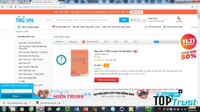 Trang web bán sách online uy tín nhất Việt Nam