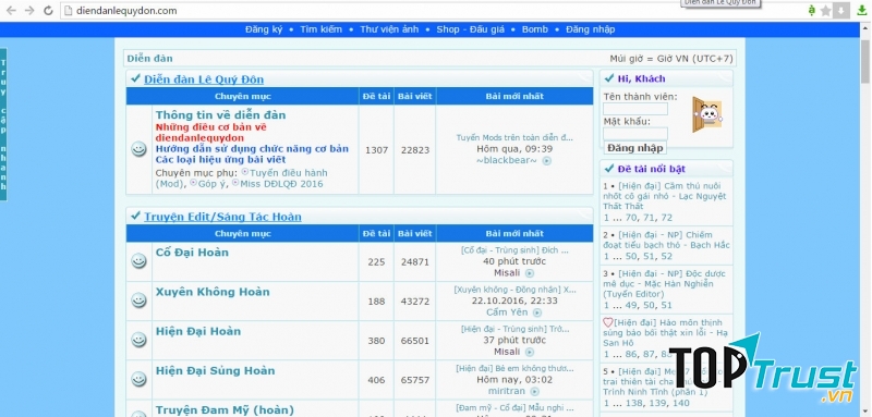 Trang web đọc truyện online được yêu thích nhất tại Việt Nam
