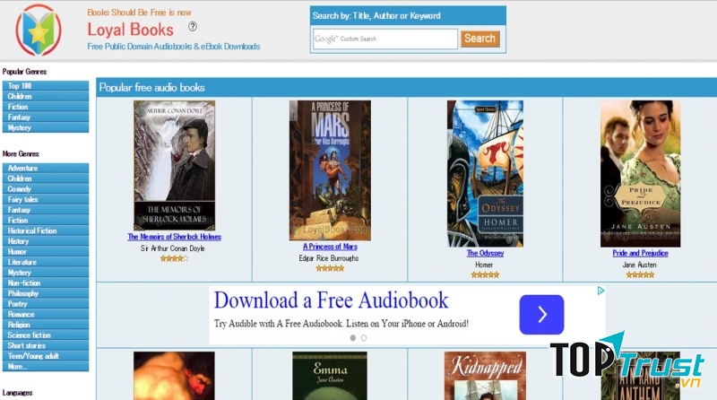 Trang web tải eBook miễn phí tốt nhất