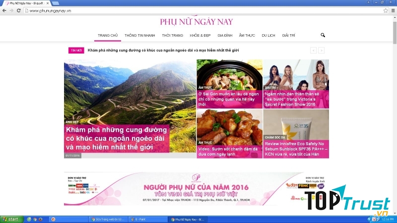 Trang web tin tức tốt nhất dành cho phụ nữ