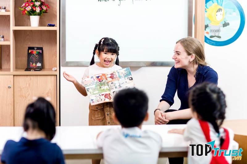 Trò chơi dạy học tiếng Anh cho trẻ em ở trong lớp