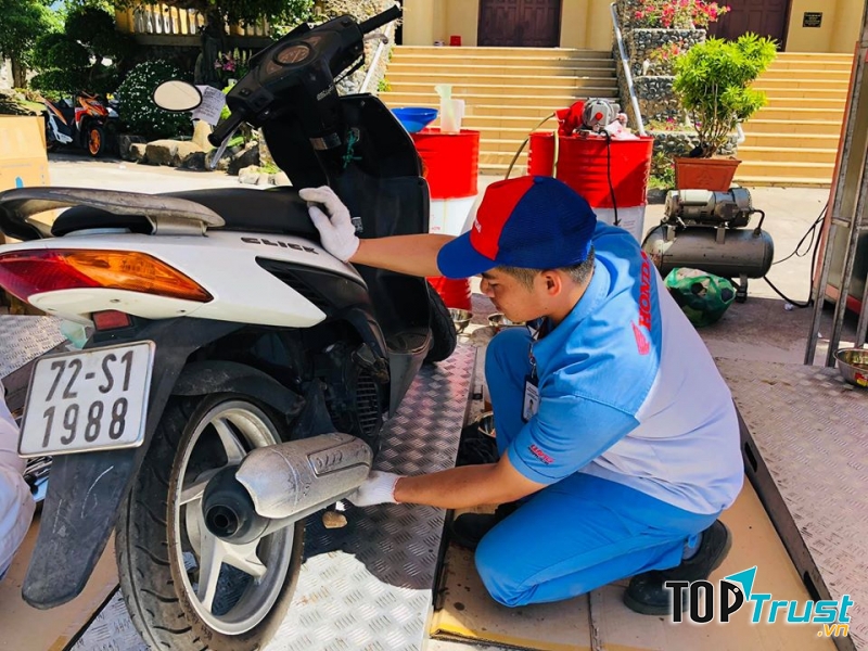 Trung tâm bảo dưỡng xe máy honda uy tín nhất Bà Rịa - Vũng Tàu
