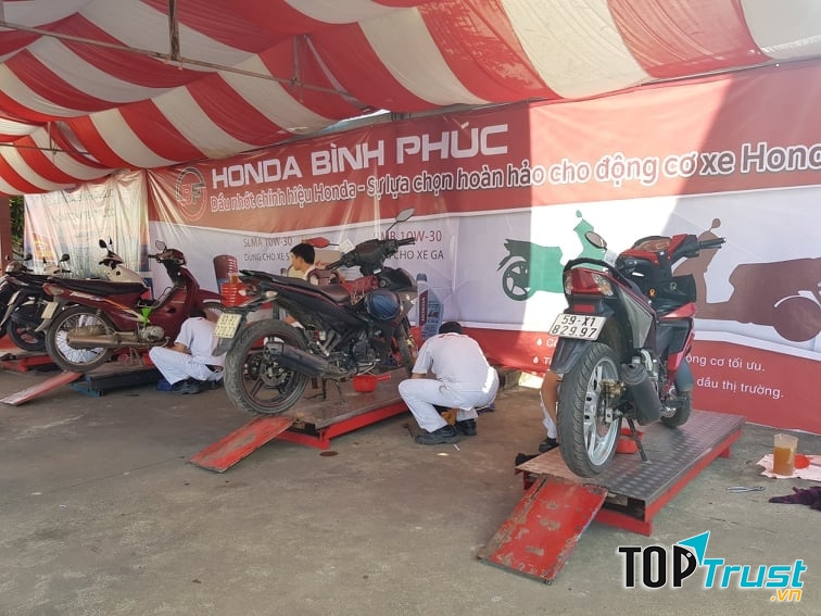 Trung tâm bảo dưỡng xe máy honda uy tín nhất Bình Phước