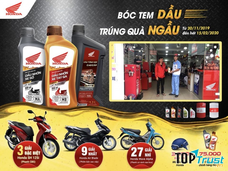 Trung tâm bảo dưỡng xe máy honda uy tín nhất TP. Buôn Ma Thuột