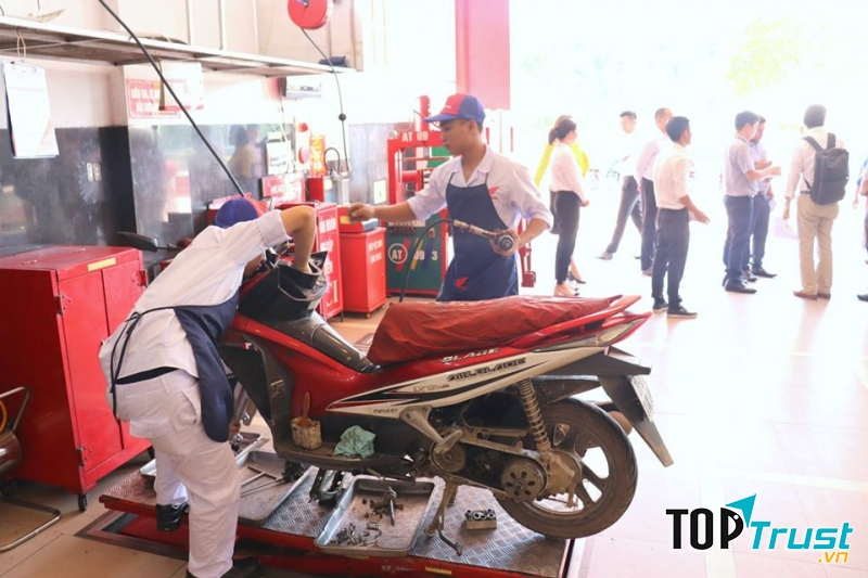 Trung tâm bảo dưỡng xe máy honda uy tín nhất Vĩnh Phúc