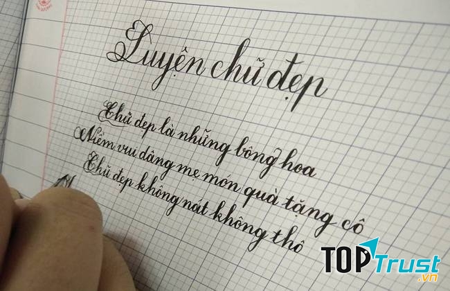 Trung tâm luyện chữ đẹp tốt nhất Sài Gòn