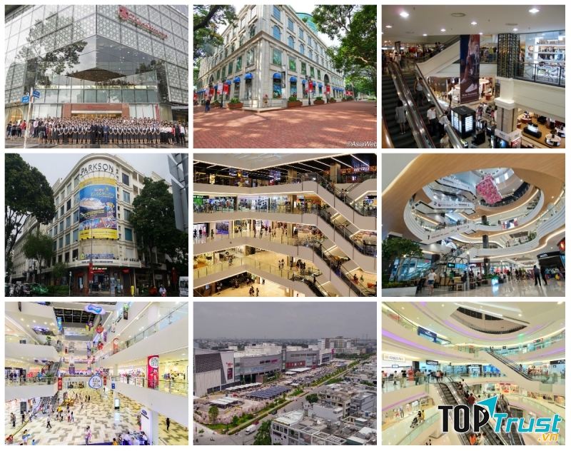 Trung tâm thương mại ở thành phố Hồ Chí Minh